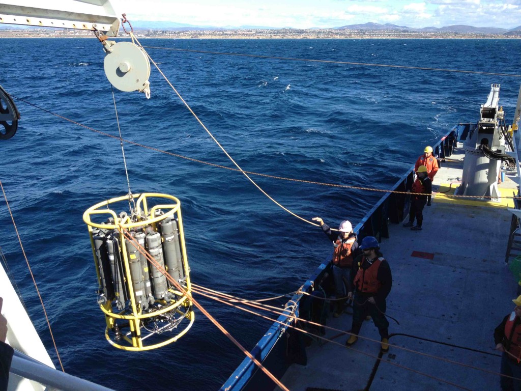 CTD operations off Southern California