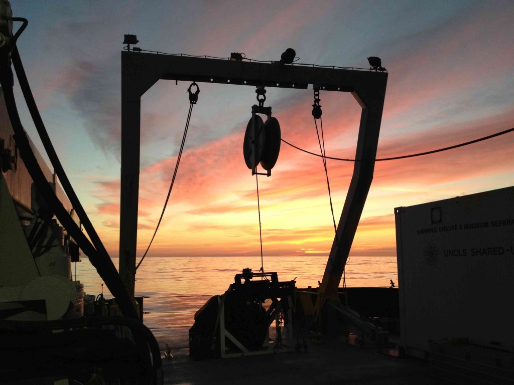 The New Horizon A frame at sunrise off the coast of San Diego