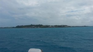 Bermuda appearing on the horizon